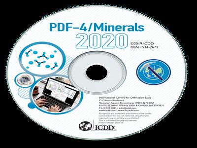 PDF-4礦物版衍射數據庫卡片