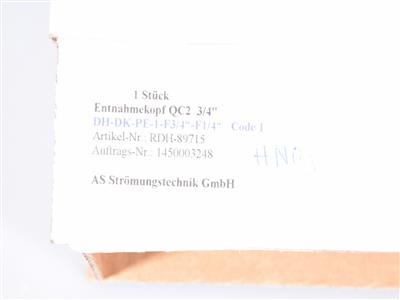 as stromungstechnik DH-DK-PE-XXX-F3/4”-F1/2” 鼓頭