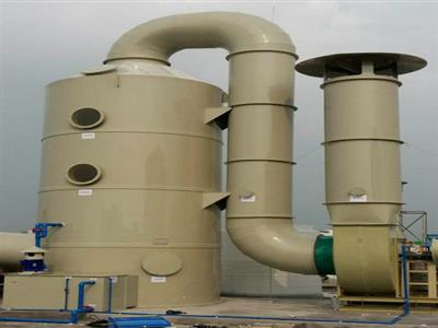 內蒙古包頭實驗室廢氣處理設備廢水處理噴淋塔活性炭箱